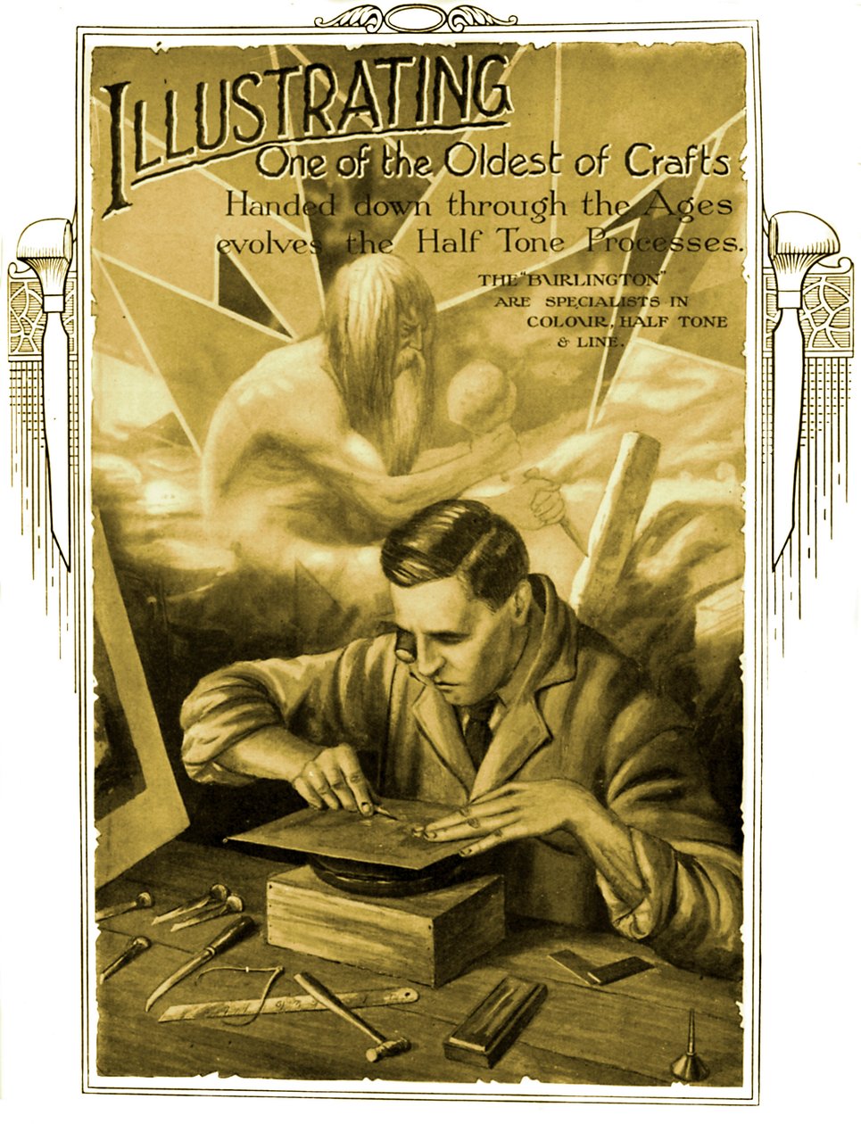Burlington Engraving Company Ltd - publicidade de Unbekannter Künstler