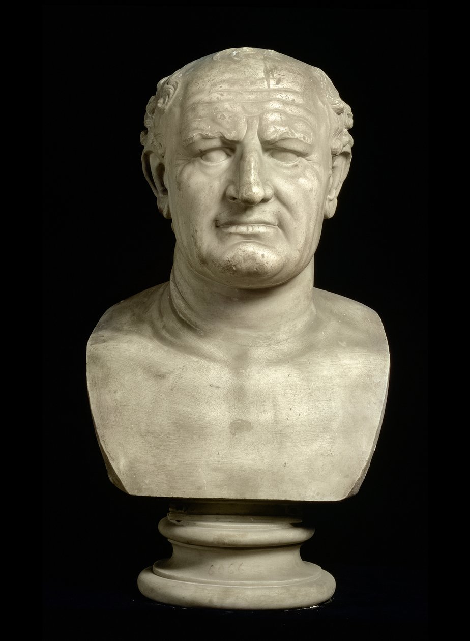 Busto do Imperador Vespasiano (Titus Flavius Vespasianus) (9-79) de Unbekannt