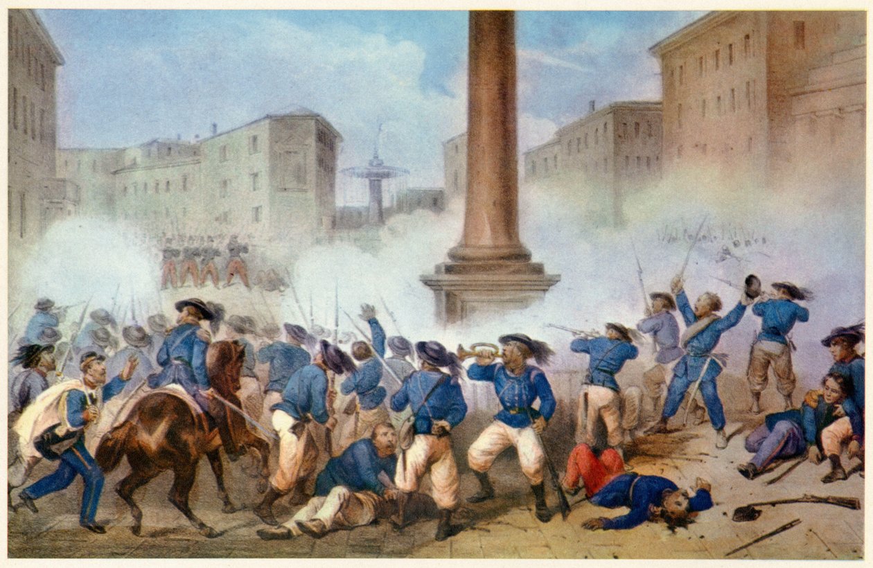 COMBATE PELAS RUAS DE PERUGIA de Unbekannter Künstler