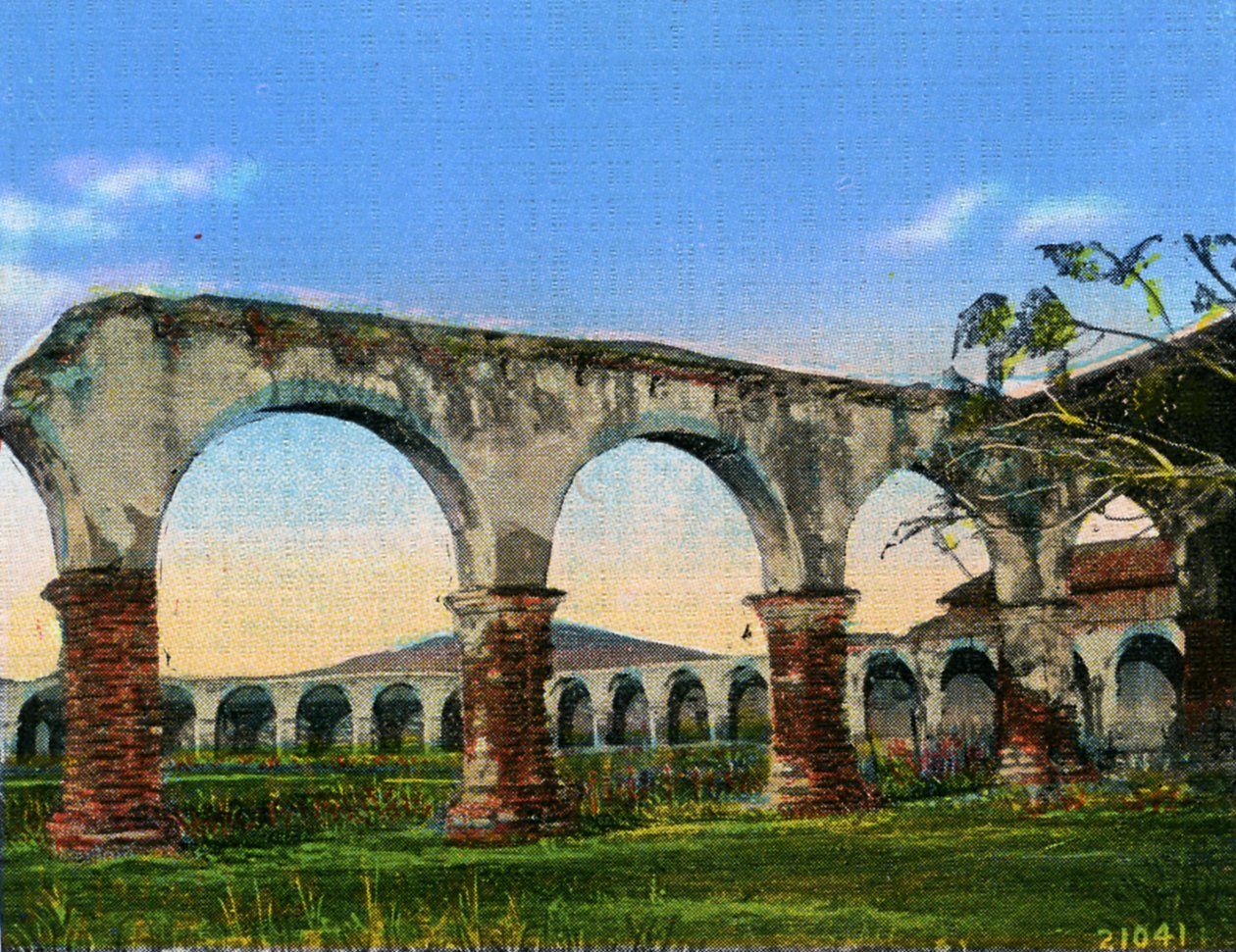 Califórnia: Arcos da Missão de San Juan Capistrano de Unbekannter Künstler