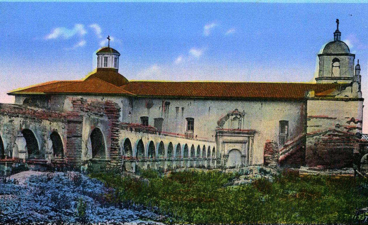 Califórnia: Arcos da Missão de San Luis Rey de Unbekannter Künstler