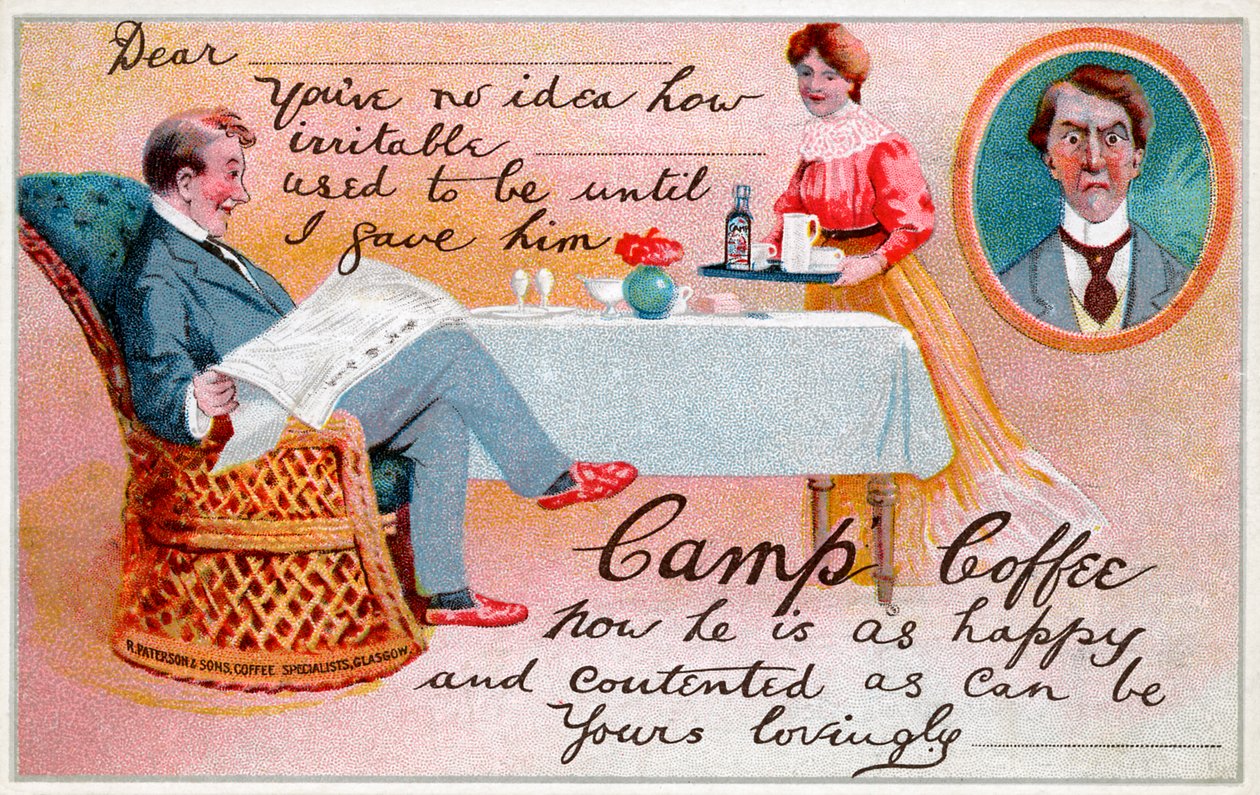 Camp Coffee - anúncio, c. 1920 de Unbekannter Künstler
