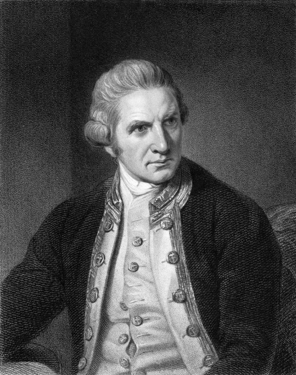 Capitão James Cook (foto a p/b) de Unbekannt