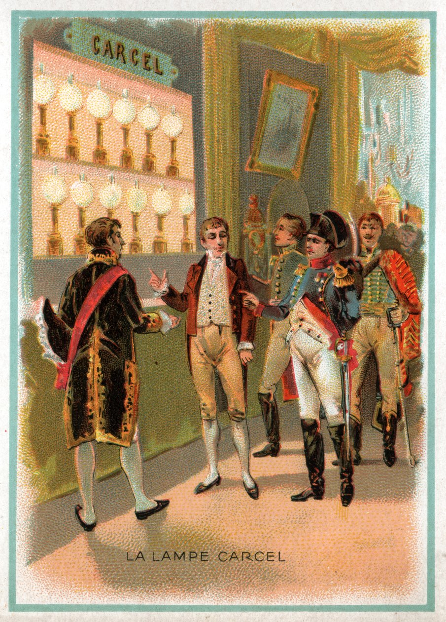 Lâmpada de carcel. (litho, cerca de 1900) de Unbekannter Künstler