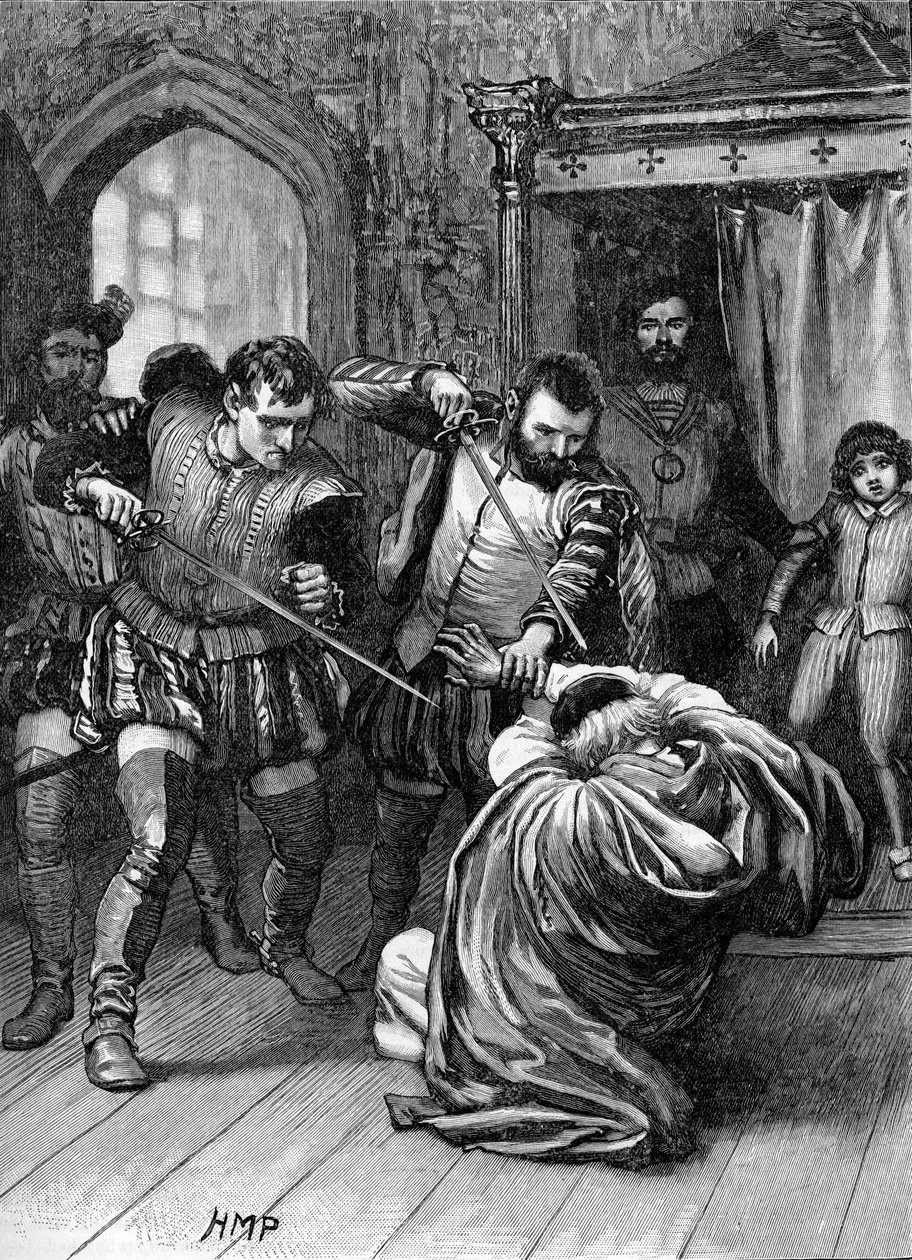 O Cardeal Beaton é assassinado, 29 de Maio de 1546 de Unbekannter Künstler