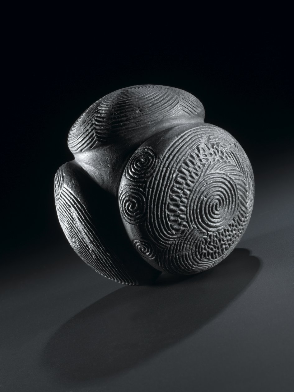 Bola esculpida em Glass Hill, Towie, Aberdeenshire, Neolítico, c.3000 a.C. de Unbekannt