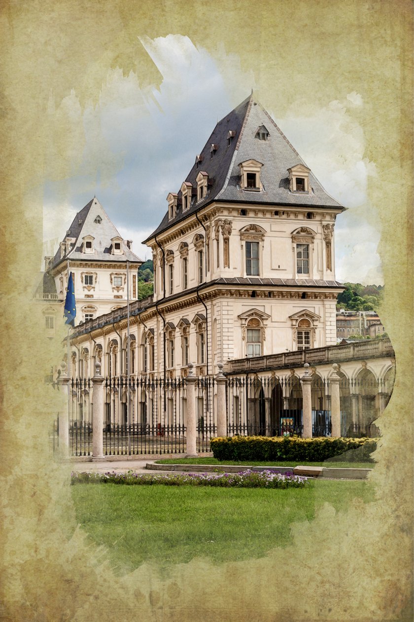 Castello del Valentino, Turim, Piemonte, Itália (foto manipulada) de Unbekannt