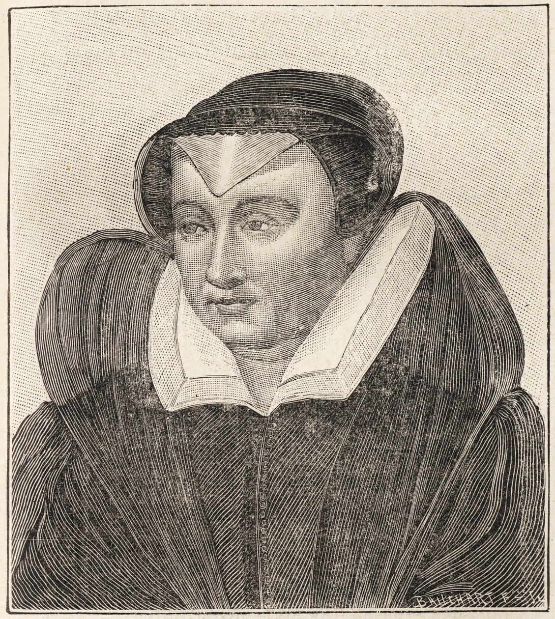 Catarina de Médicis (gravura) de Unbekannter Künstler