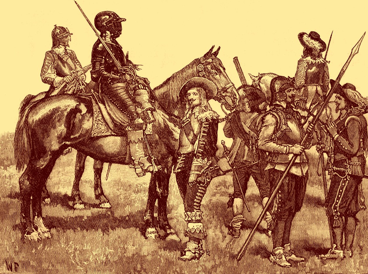 Cavalier Soldiers - Guerra Civil Inglesa de Unbekannter Künstler