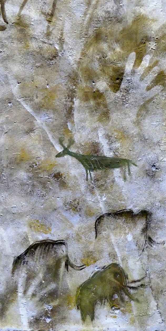 Pinturas rupestres encontradas na Gruta de Altamira (foto) de Leopold Blonder
