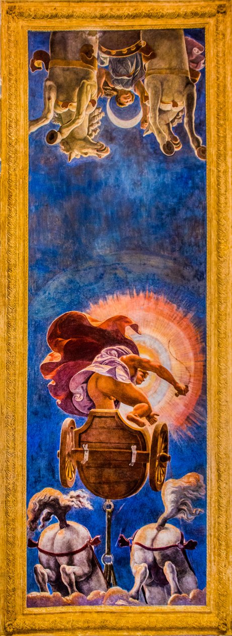 Pintura de Tecto da Câmara do Sol e da Lua, Francesco Primaticcio de Unbekannter Künstler