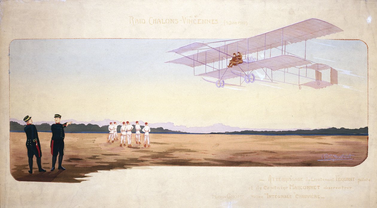Chalons-Vincennes (Chalons Vincennes) Air Race, França, 9 de Junho de 1910 de Unbekannt