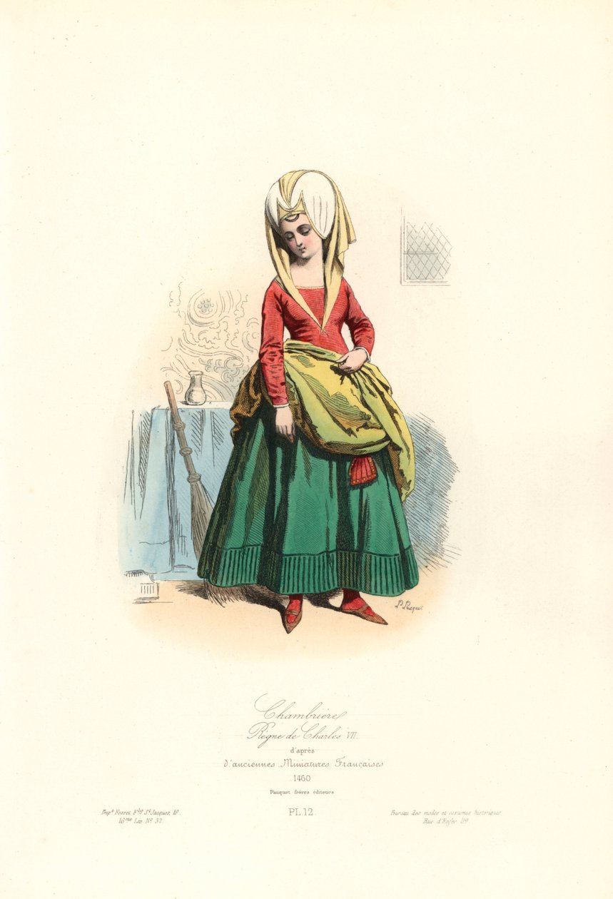 Camareira, reinado de Carlos VII de Unbekannter Künstler