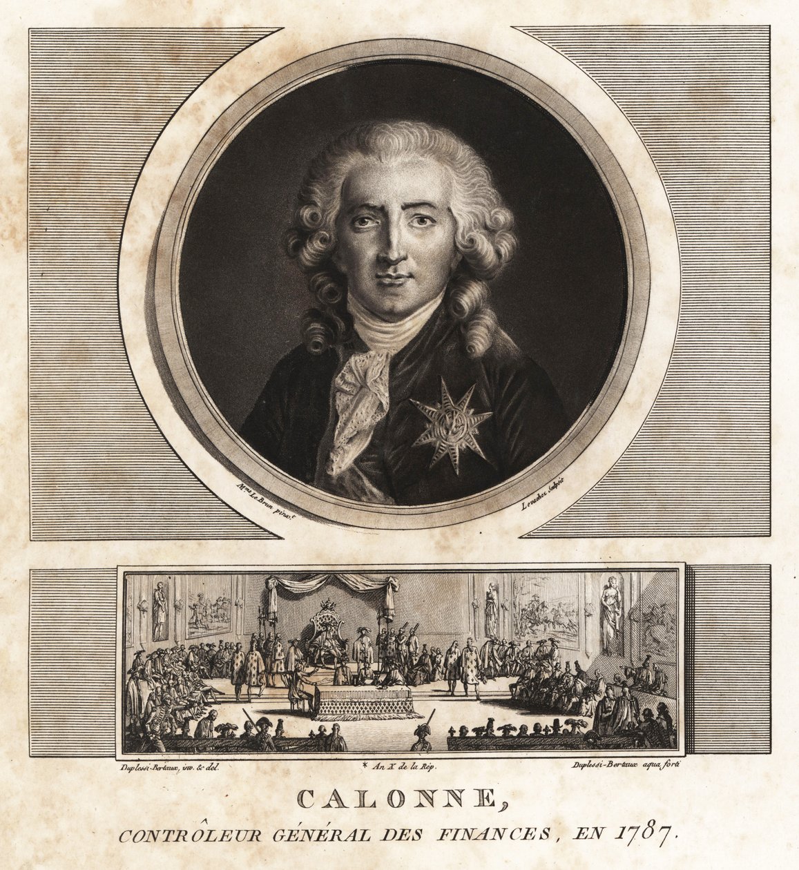 Charles Alexandre de Calonne, Controller General of Finances de Unbekannt