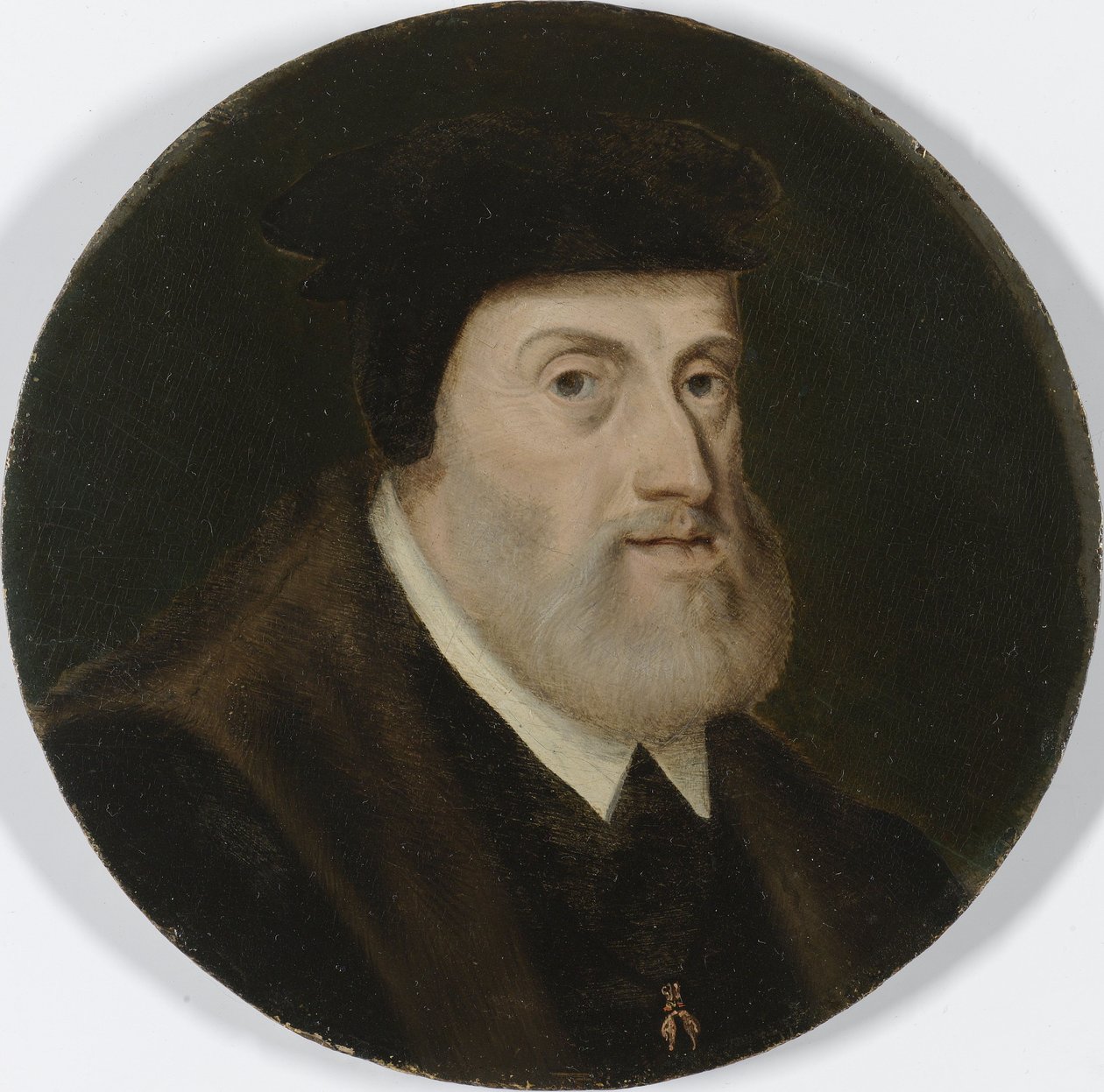 Carlos V, Santo Imperador Romano, c. 1550 (óleo sobre painel) de Unbekannt