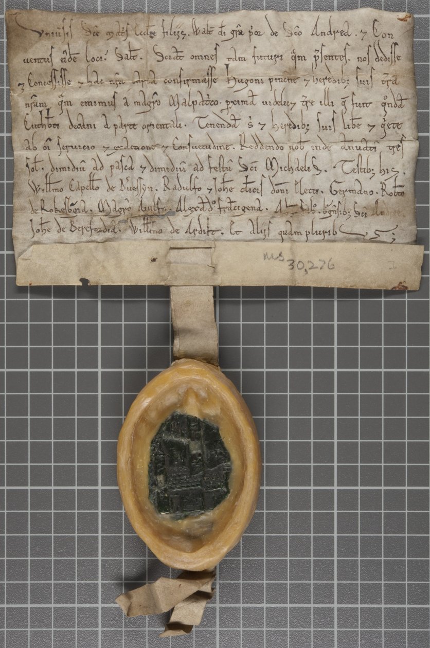 Carta de Walter, Prior de St Andrews de Unbekannt