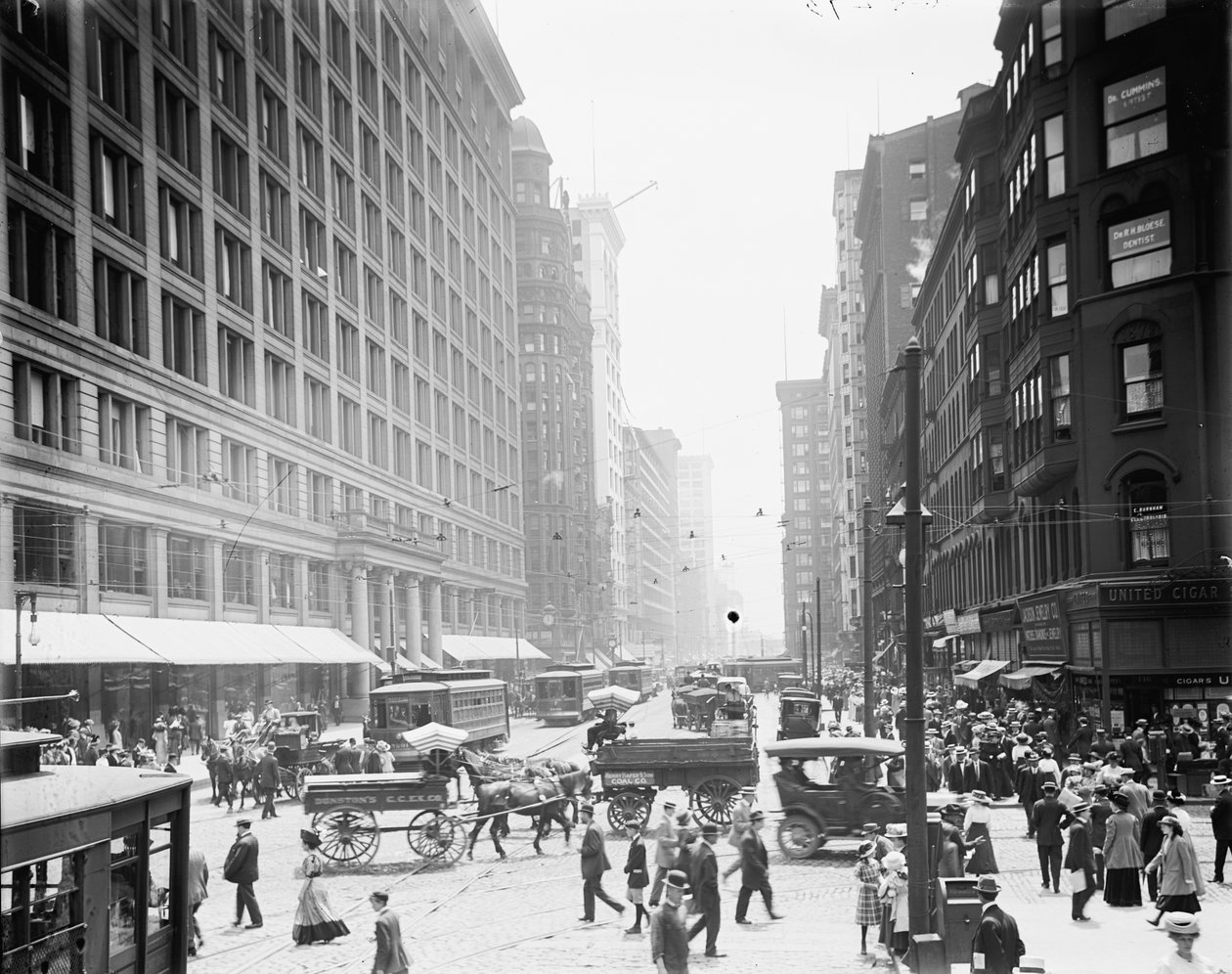 Chicago, Illinois, State St. & Marshall Fields de Unbekannter Künstler