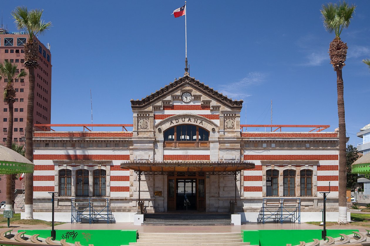 Chile, cidade de Arica, Casa de la Cultura (Aduana), centro de exposições desenhado por Gustave Eiffel de Unbekannt