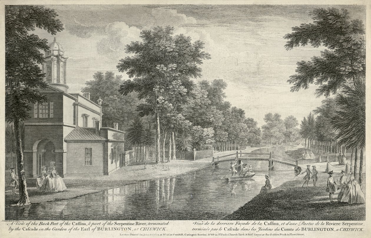 Chiswick House (gravura) de Unbekannter Künstler