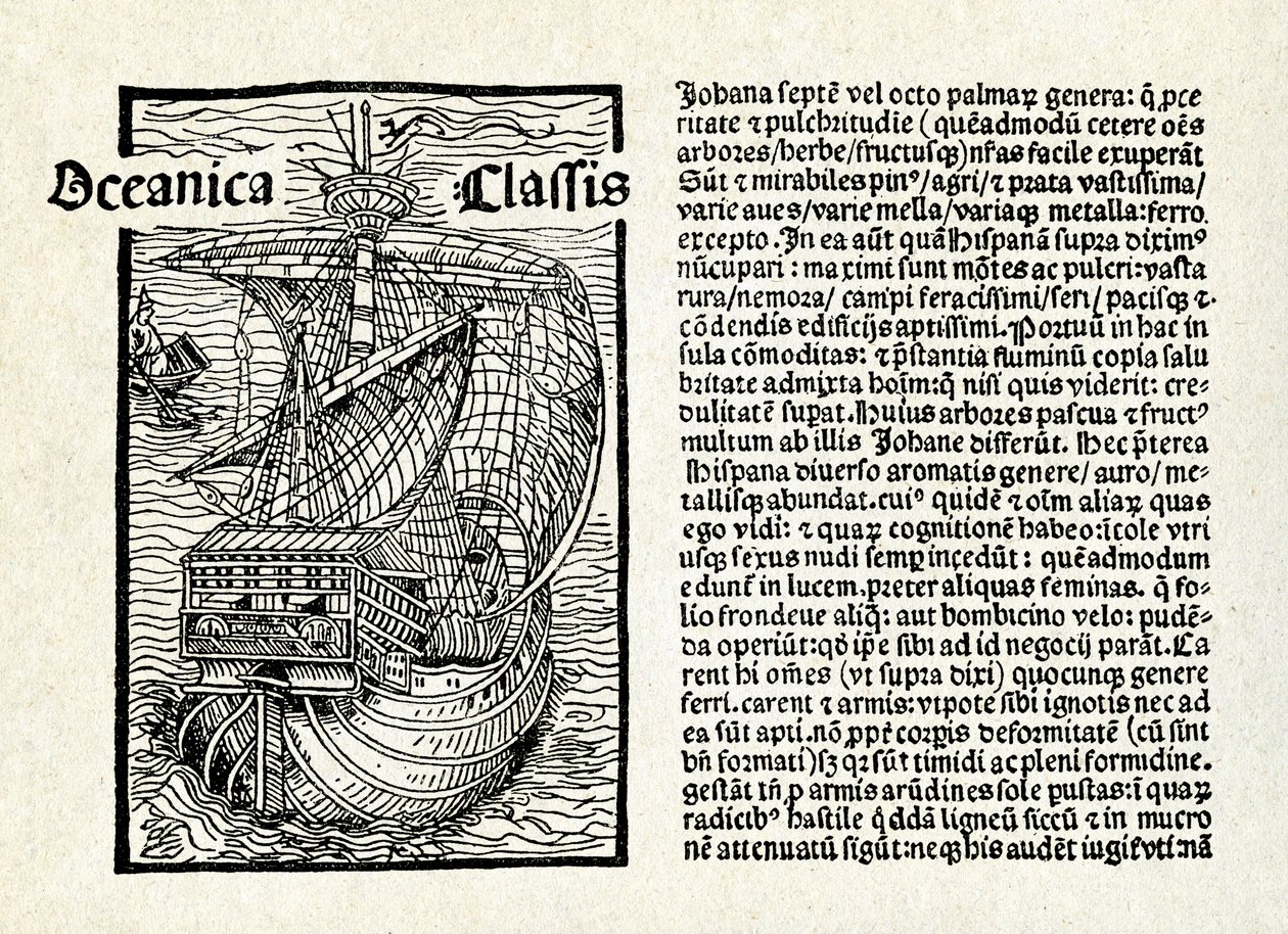 A carta de Cristóvão Colombo de Unbekannter Künstler