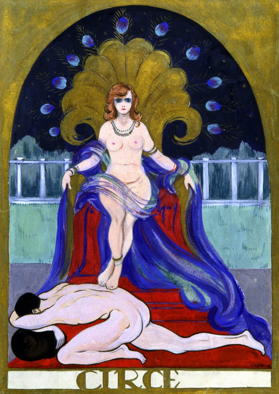 Circe, a Feiticeira, c. 1900 (ilustração) de Unbekannter Künstler