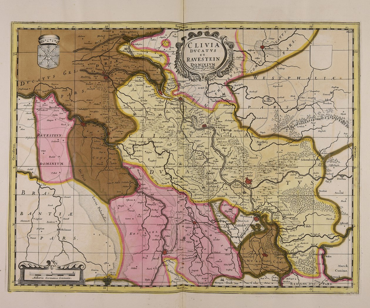 Cliuia ducatus et Rauestein dominium de Unbekannter Künstler