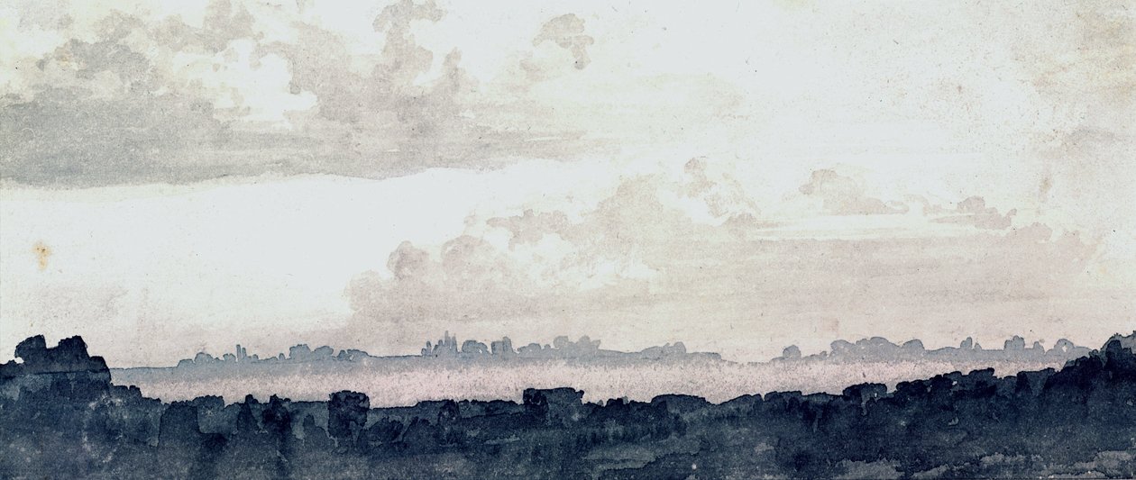 Estudo sobre nuvens por Luke Howard, c 1808-1811 de Unbekannter Künstler