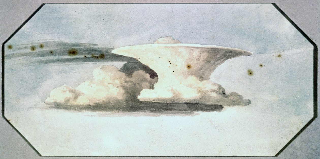 Estudo de nuvens de Luke Howard, c 1808-1811 de Unbekannter Künstler
