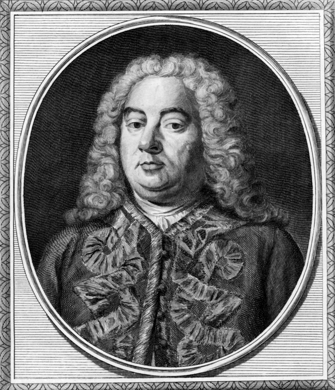 Compositor George Handel, Londres, c.1750 (foto a p/b) de Unbekannt