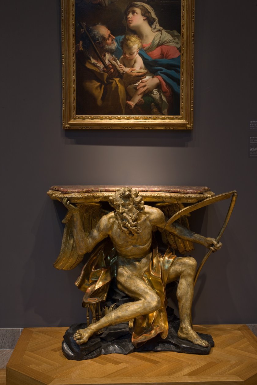Tabela do console, provavelmente romana, c.1700 de Unbekannt