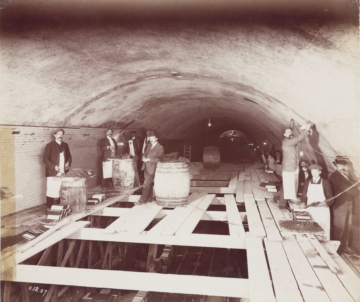 Construção, Túneis Construção do Túnel de Rotherhithe, Londres de Unbekannt