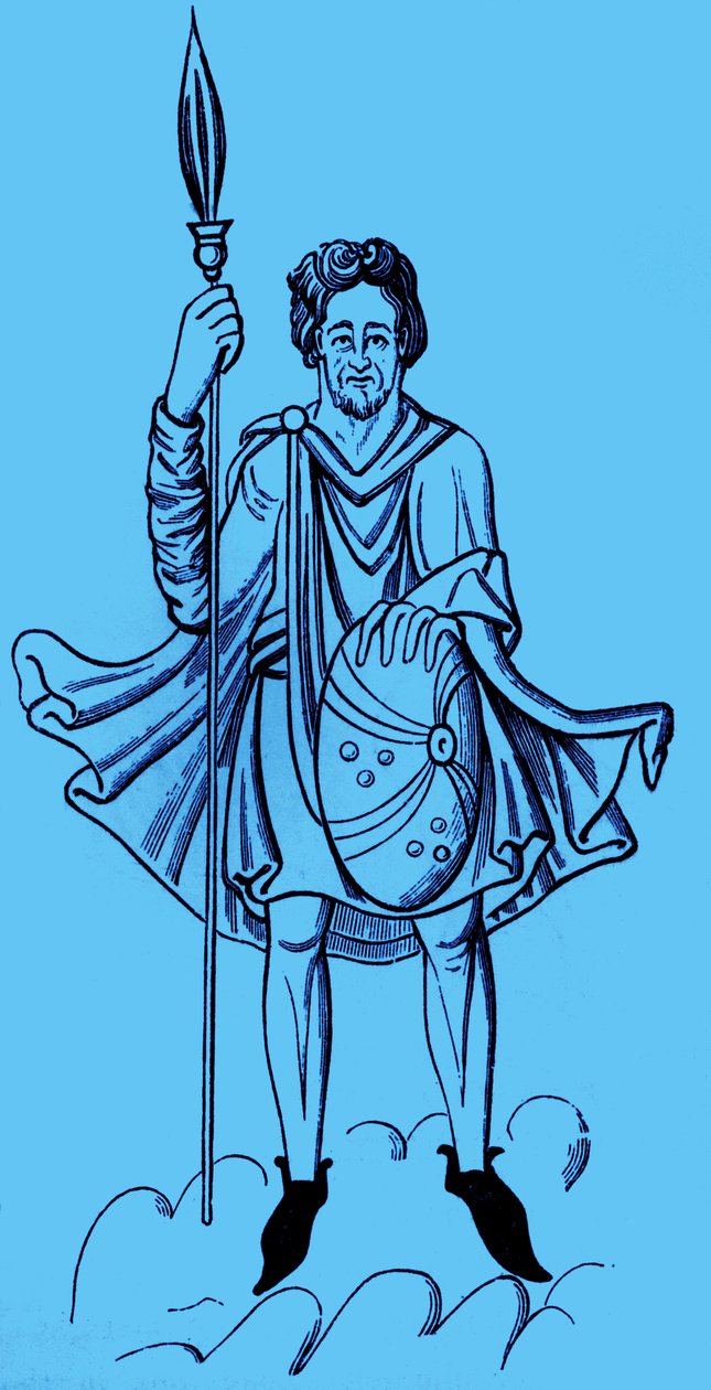 Traje dos soldados alemães, séculos VI a XII de Unbekannter Künstler