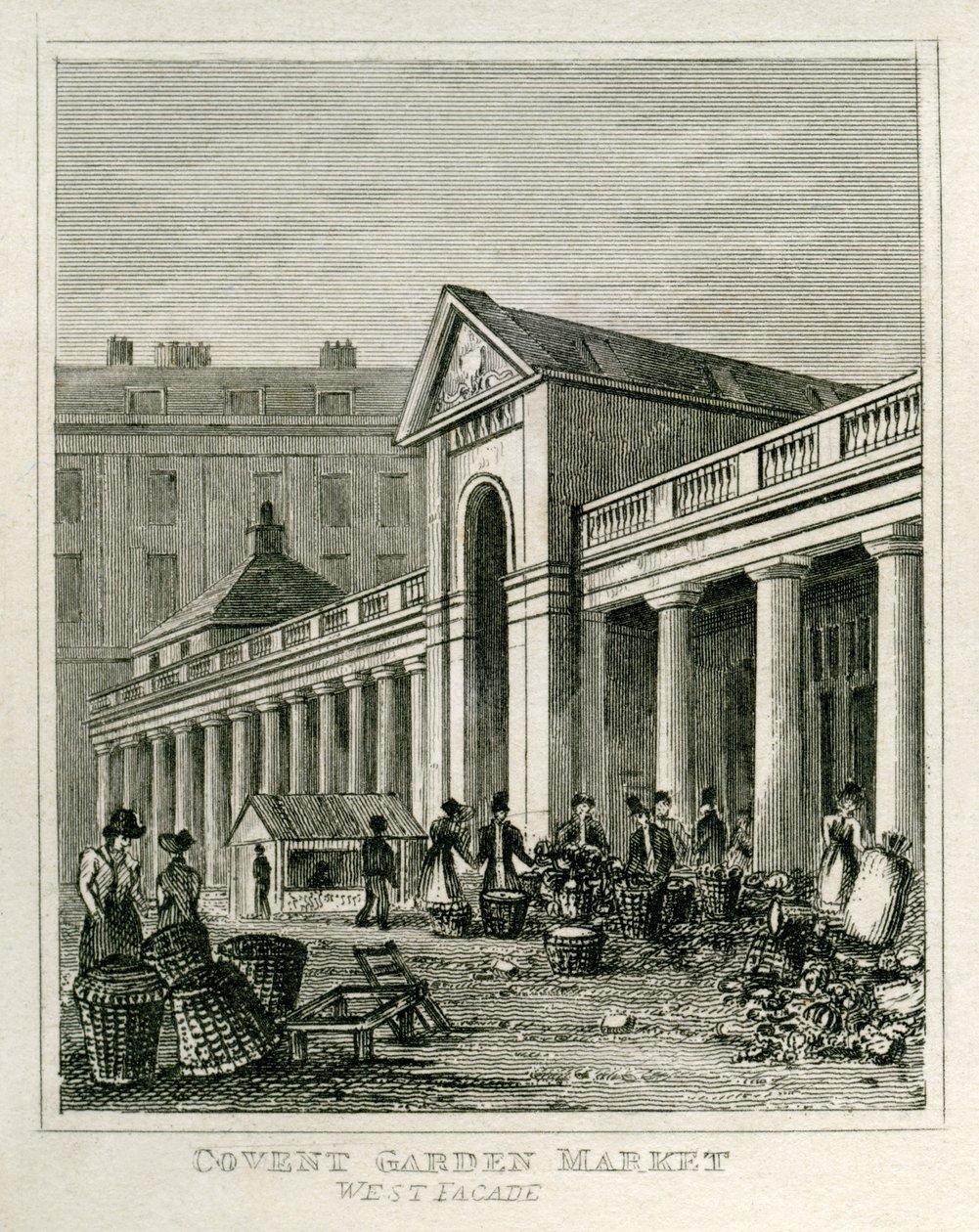 Mercado de Covent Garden de Unbekannt