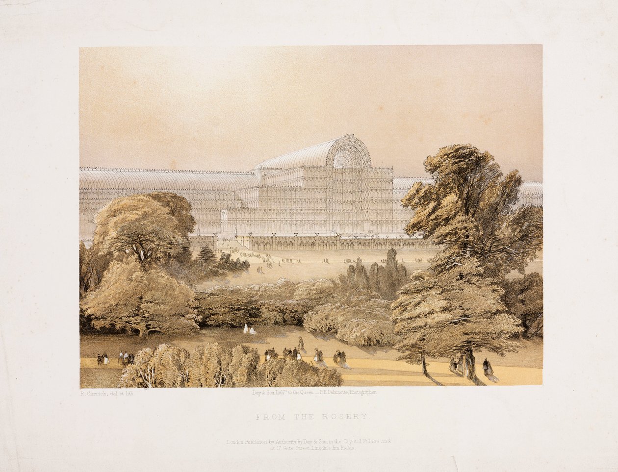 Palácio de Cristal, Pós-grande Exposição O Palácio de Cristal do Rosário, c 1855 de Unbekannter Künstler