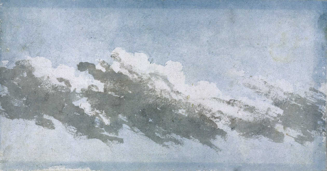 Cumulus soprando com vento forte, c 1803 de Unbekannter Künstler