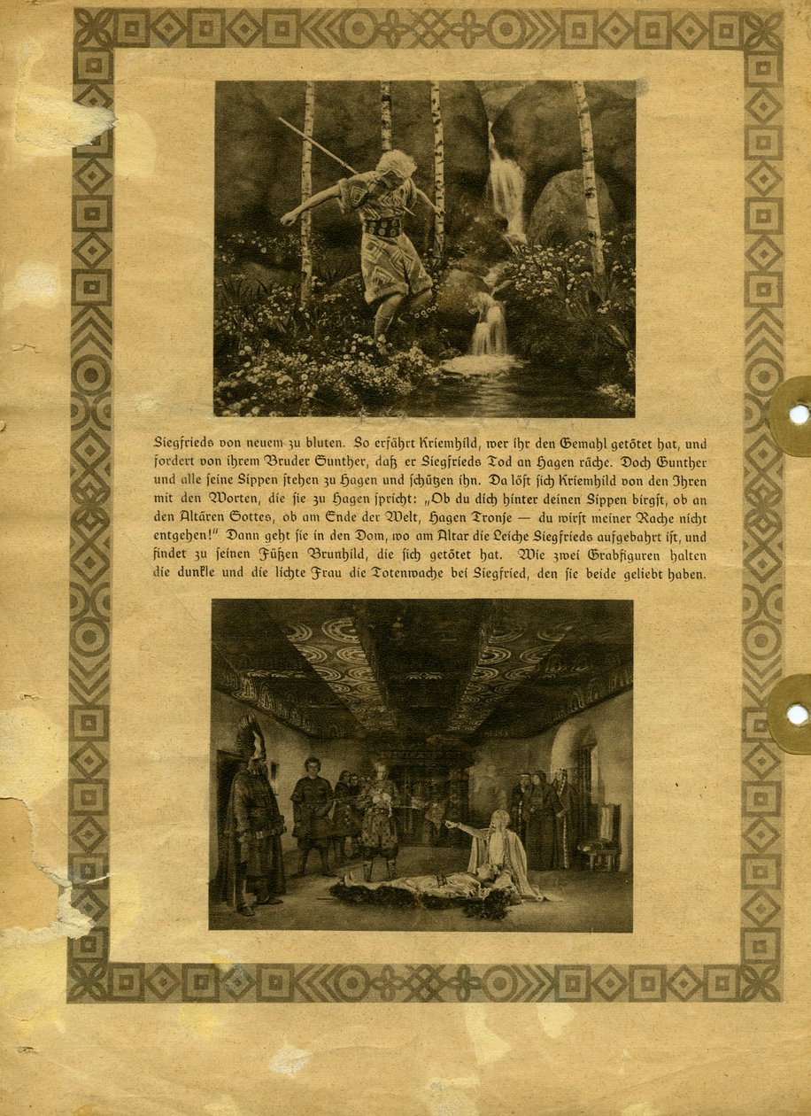 DIE NIBELUNGEN 1924-SYNOPSIS (A Morte de Siegfried)-08 de Unknown