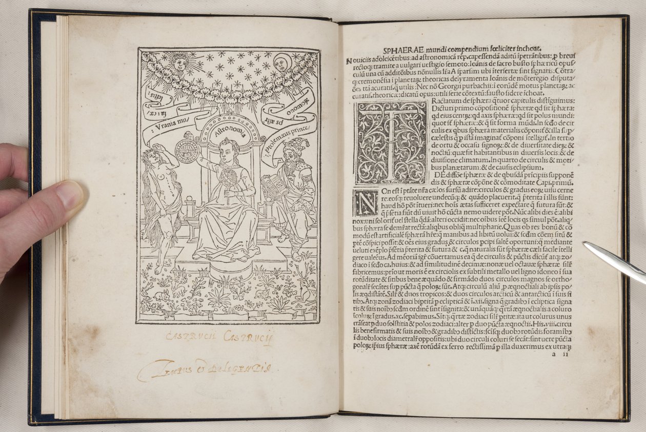 De Sphaera Mundi por Joannes de Sacro Bosco (fl.1230) de Unbekannt