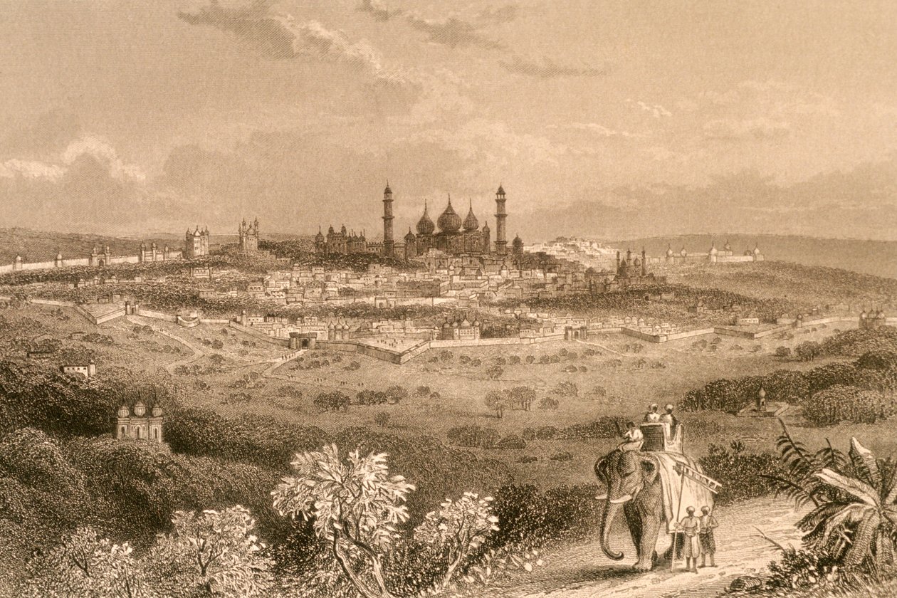 Delhi (gravura) de Unbekannter Künstler