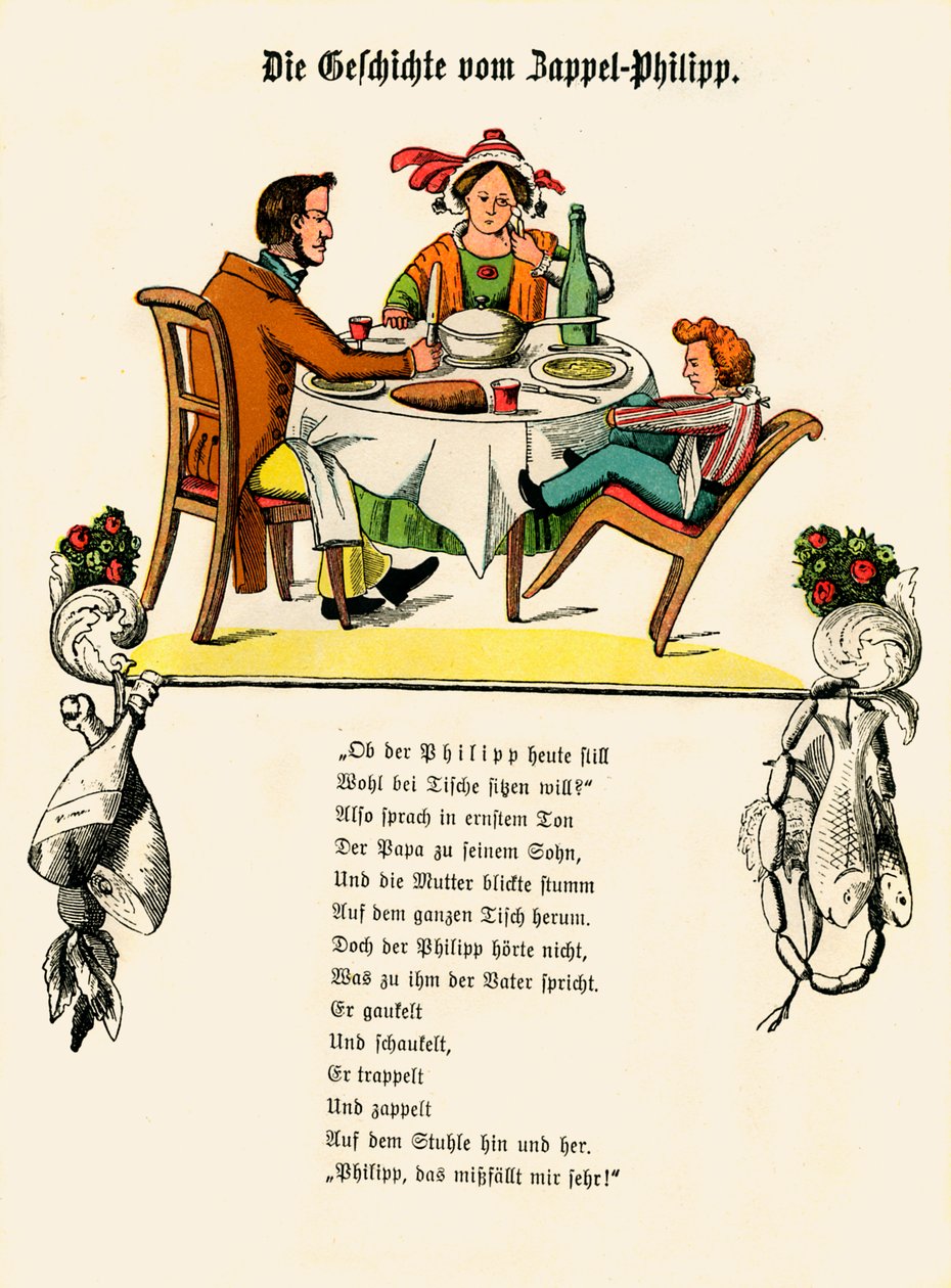 O Struwwelpeter do Dr. Heinrich Hoffmann de Unbekannter Künstler