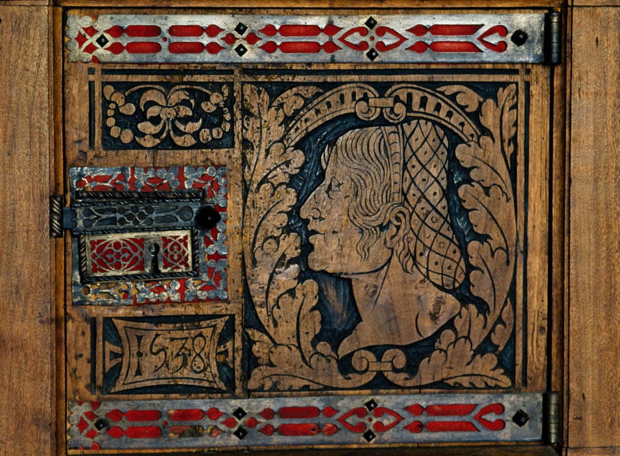 Porta trabalhou em inlays, Castelo de Issogne, Valle d