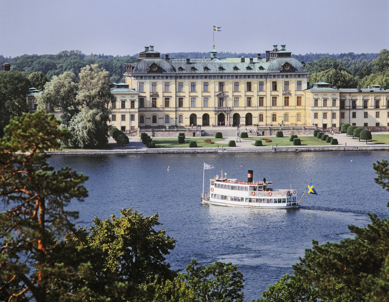 Palácio Drottningholm (foto) de Unbekannt