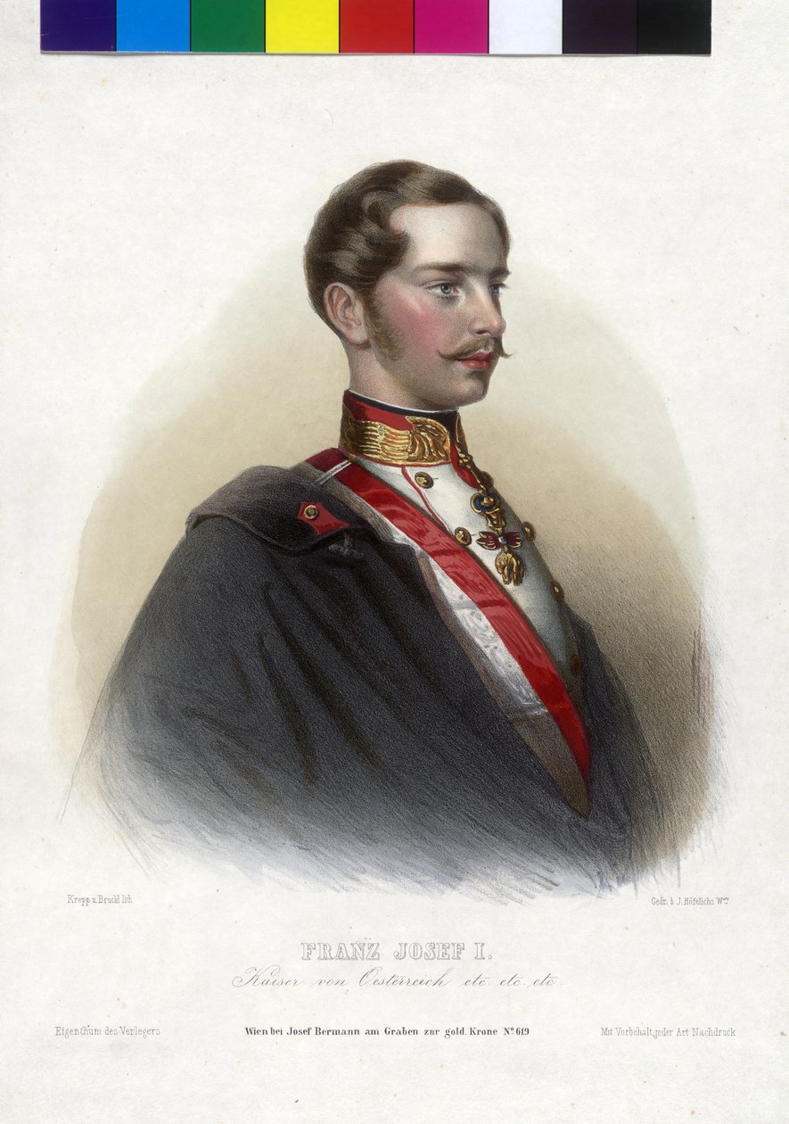 Imperador da Áustria Franz Joseph I de Unbekannter Künstler