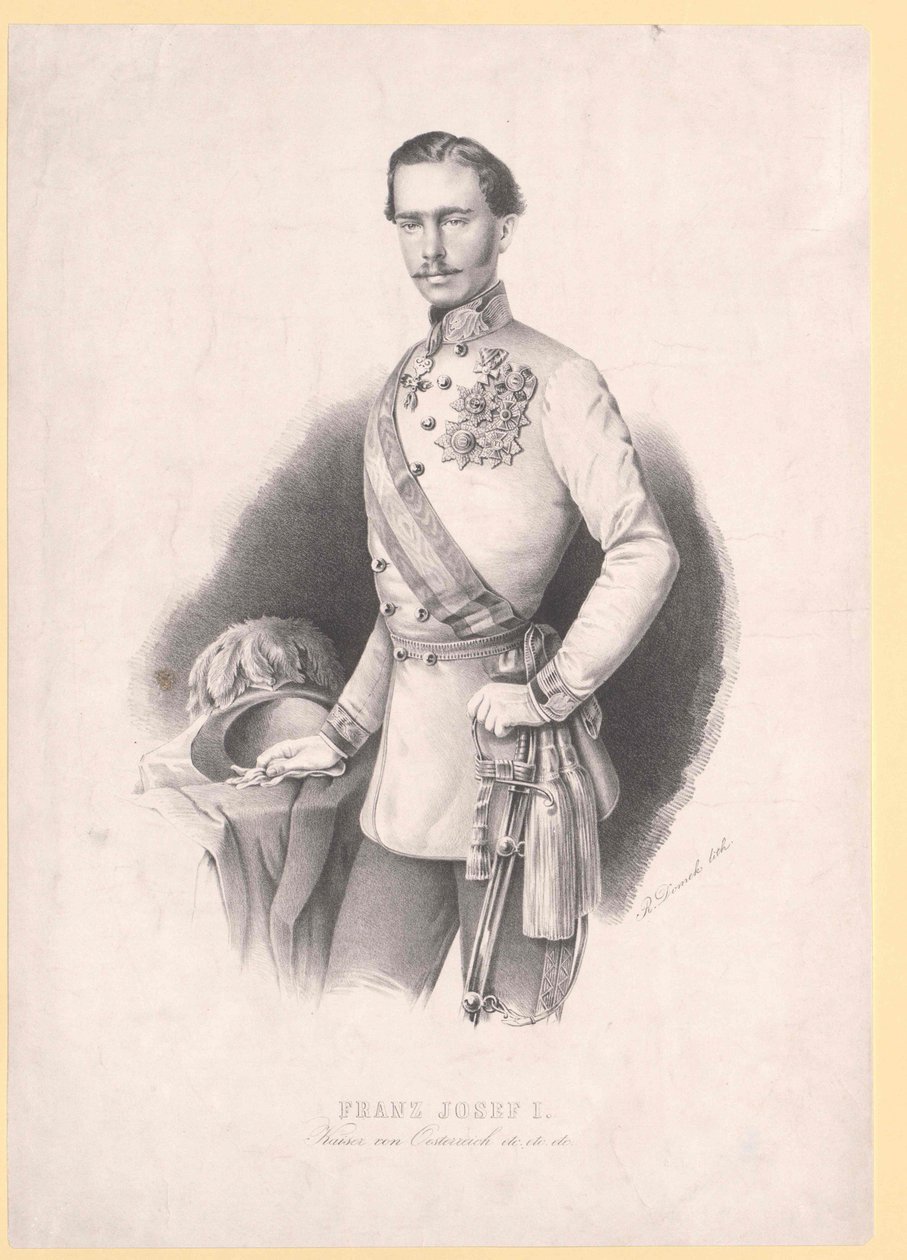 Imperador da Áustria Franz Joseph I de Unbekannter Künstler