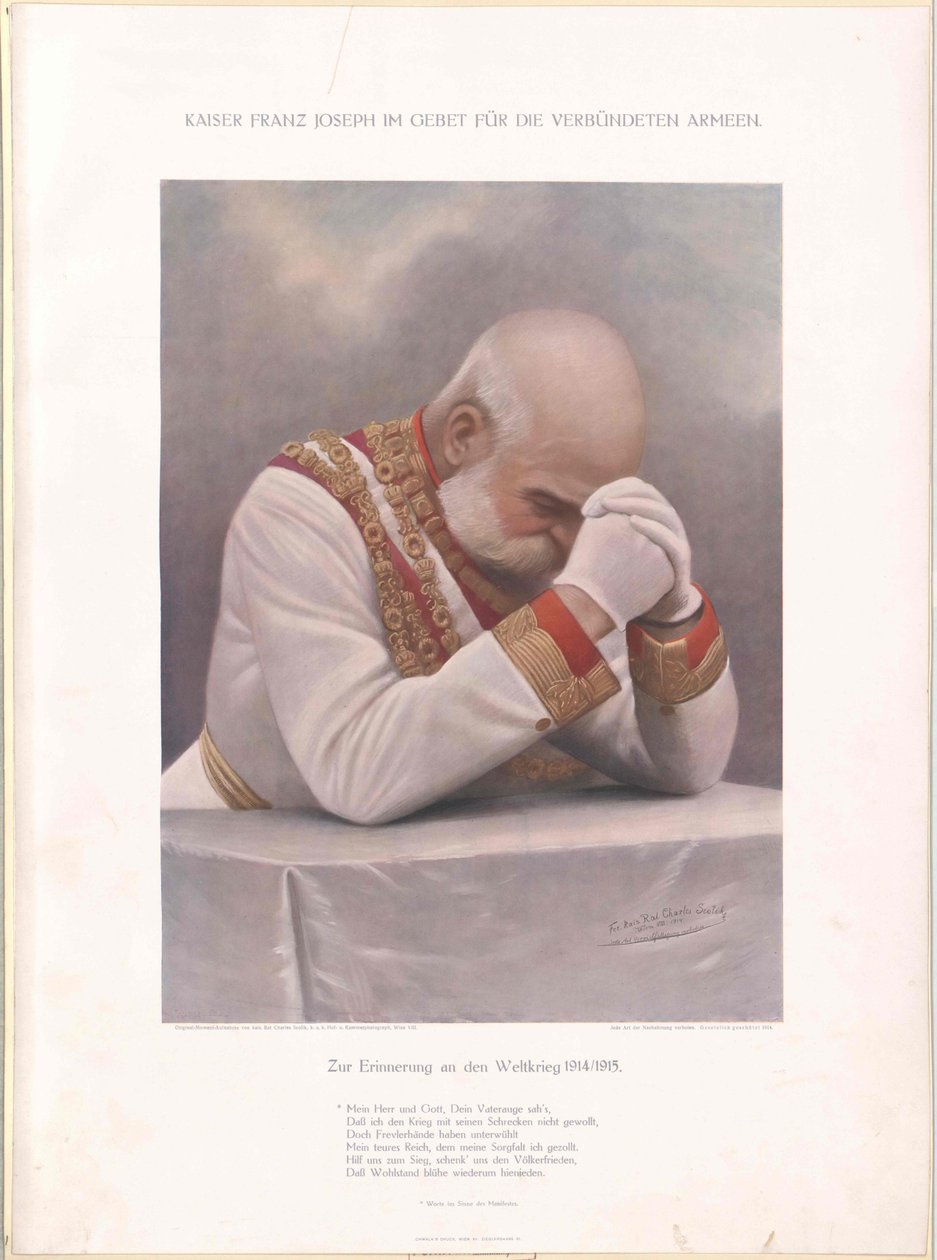 Imperador da Áustria Franz Joseph I de Unbekannter Künstler