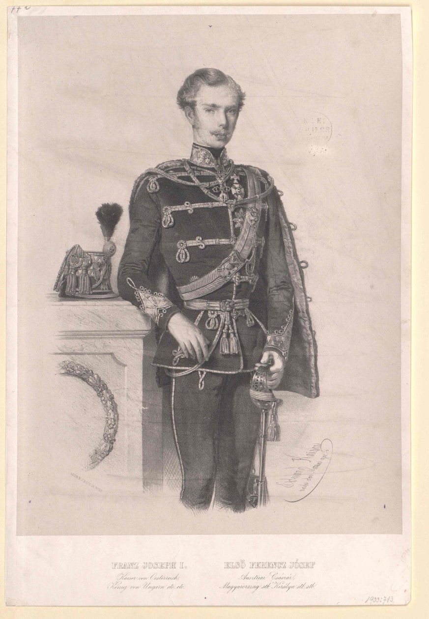 Imperador da Áustria Franz Joseph I de Unbekannter Künstler