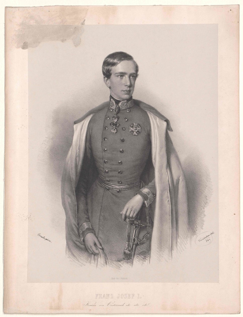 Imperador da Áustria Franz Joseph I de Unbekannter Künstler