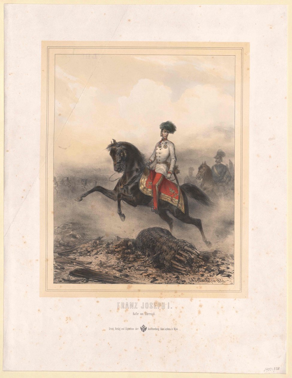 Imperador da Áustria Franz Joseph I de Unbekannter Künstler