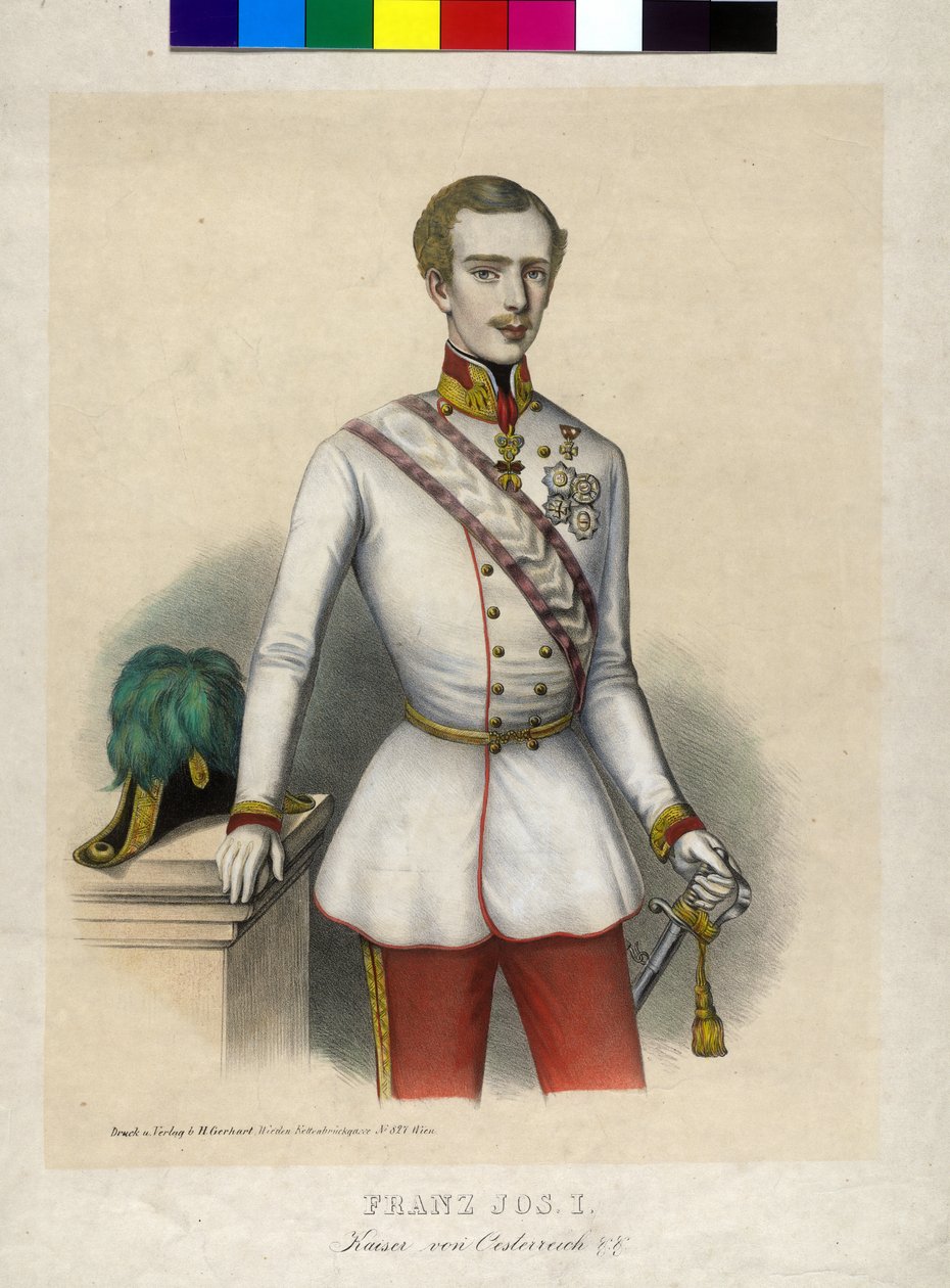 Imperador da Áustria Franz Joseph I de Unbekannter Künstler
