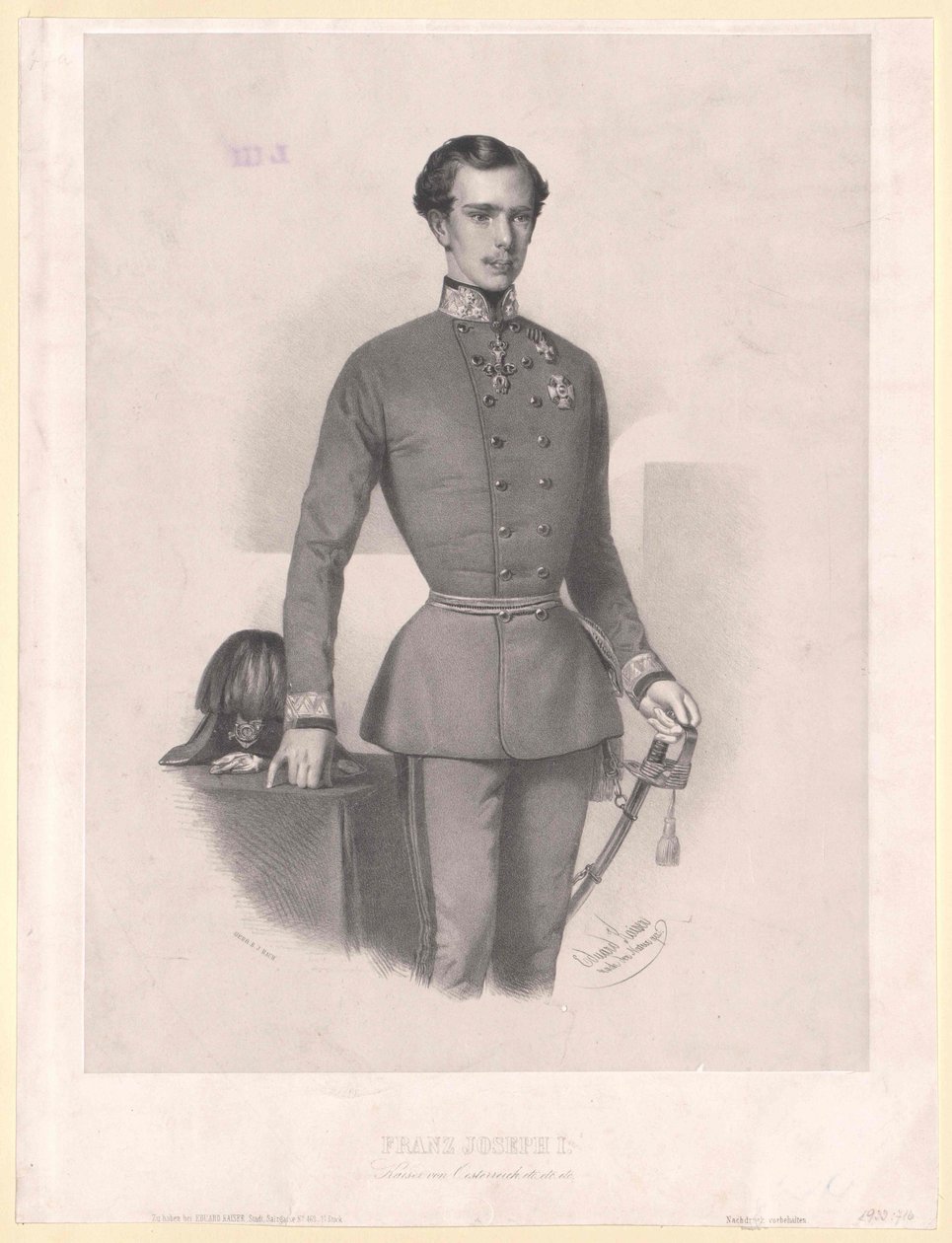 Imperador da Áustria Franz Joseph I de Unbekannter Künstler