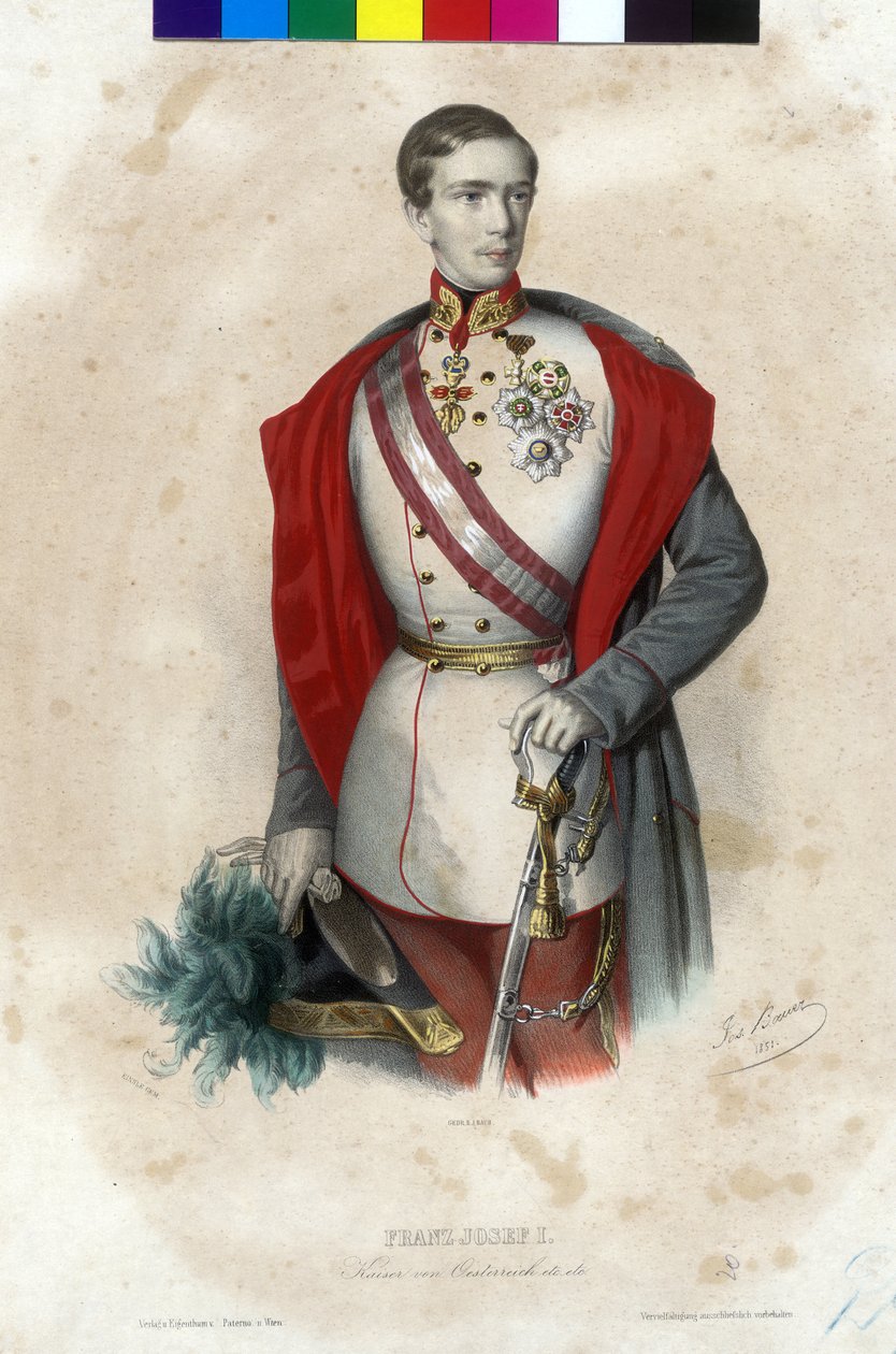 Imperador da Áustria Franz Joseph I de Unbekannter Künstler